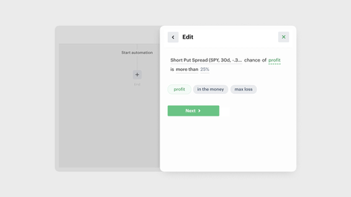 Build Spreads with a Minimum Probability of Success