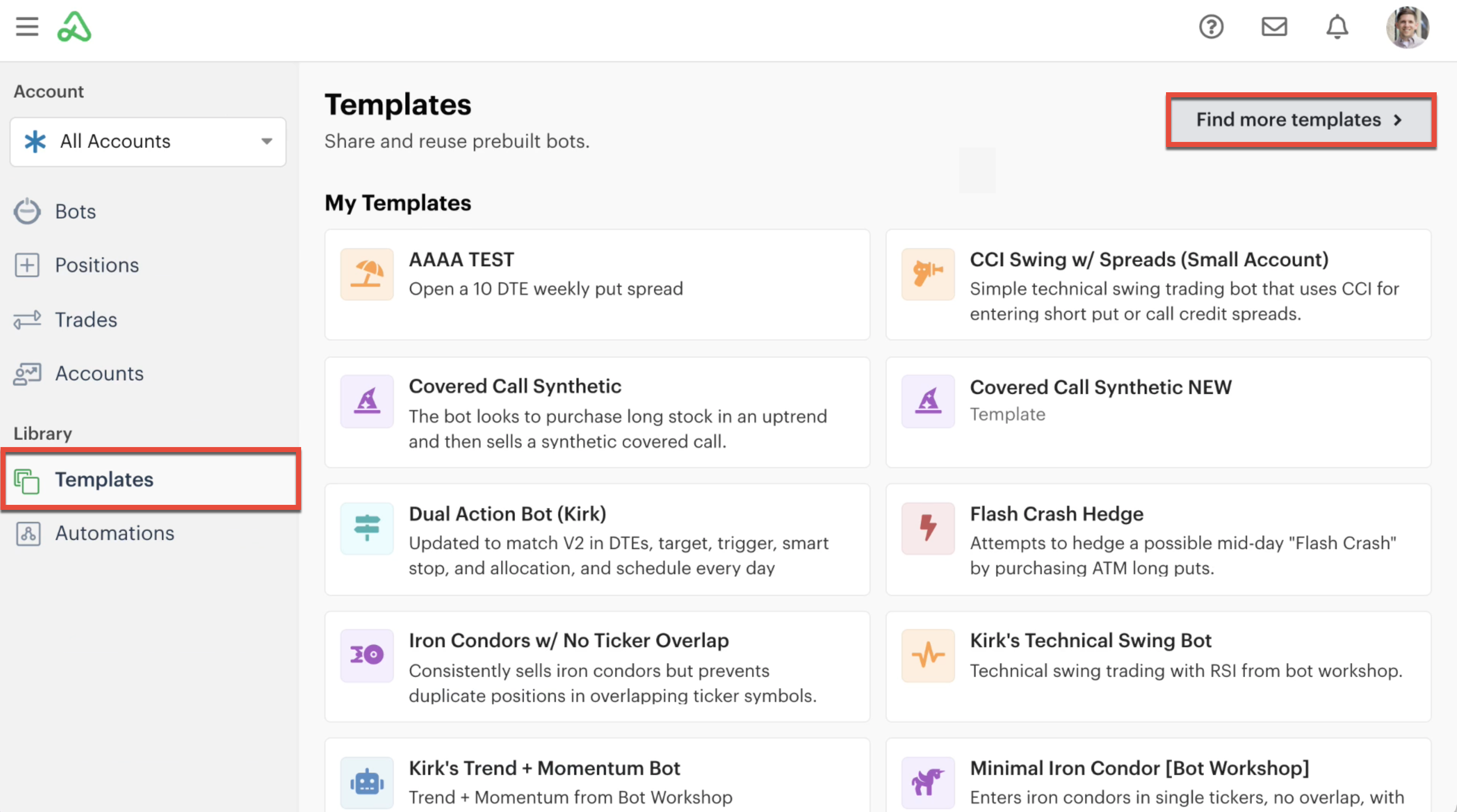 Templates library
