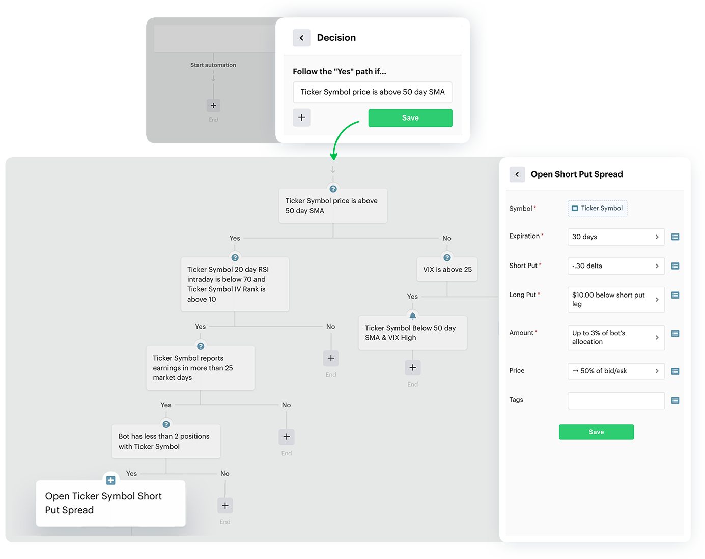 Automation editor