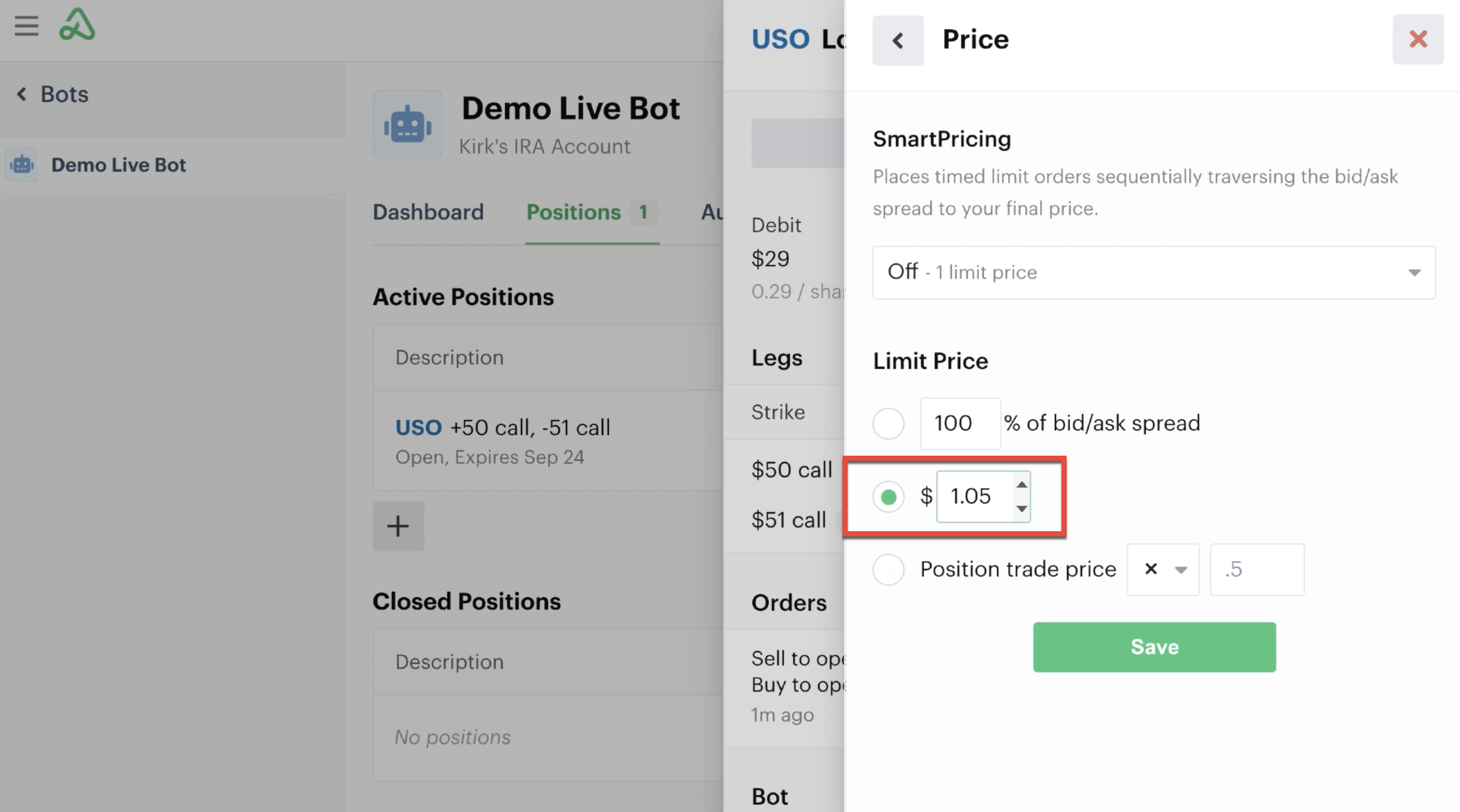 SmartPricing settings