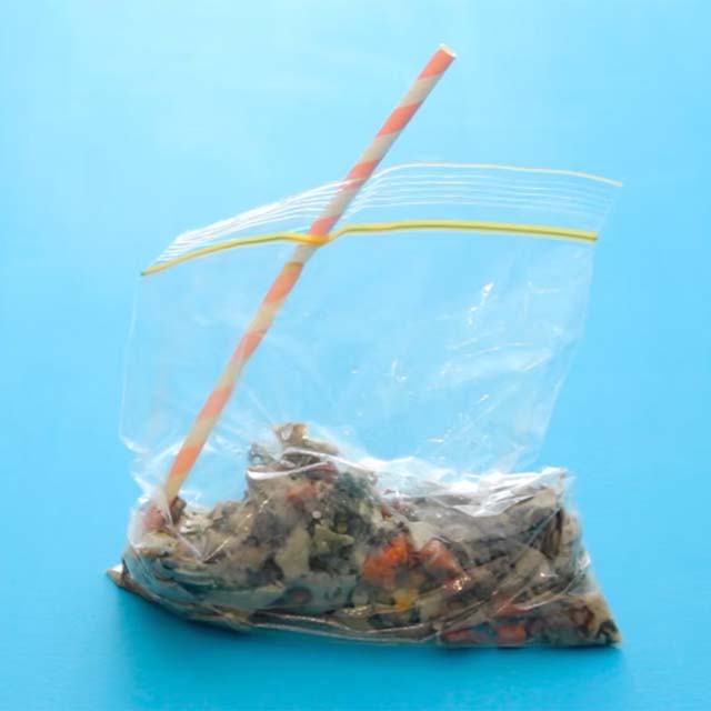 Creating compost in a bag with kids Storypark