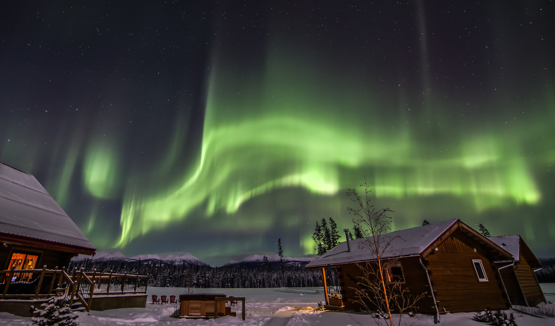 A beautiful winter view in the Yukon.