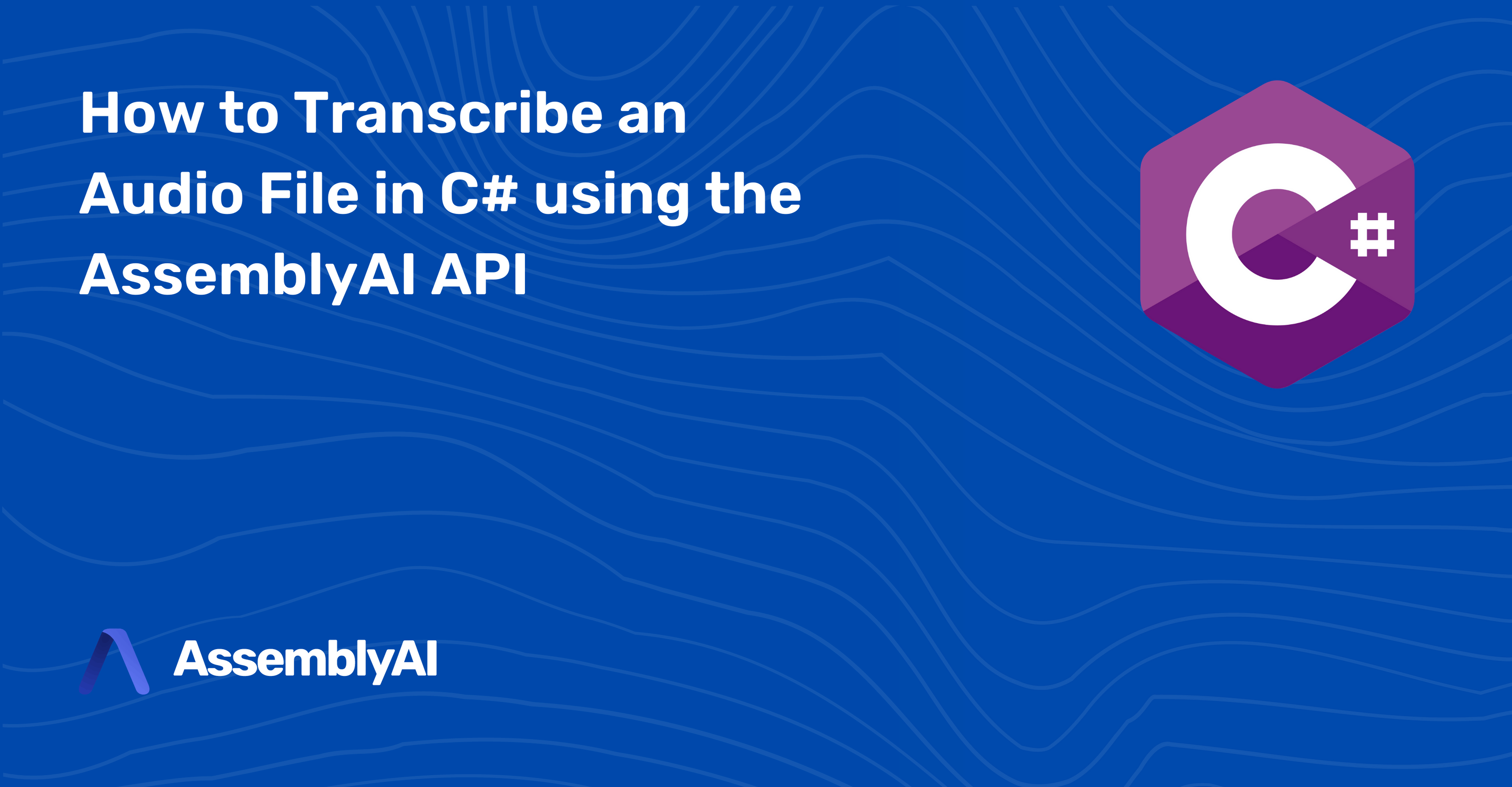 AssemblyAI Speech-to-Text API Blog