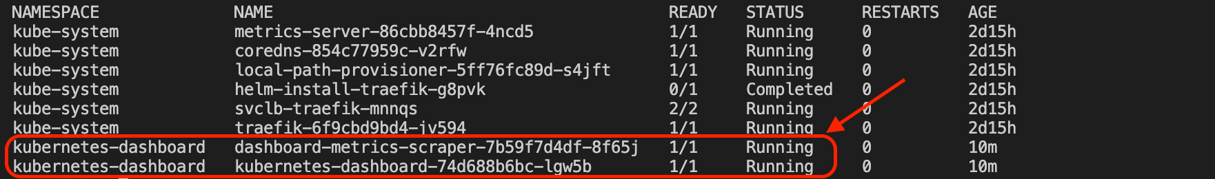 Web UI Pods