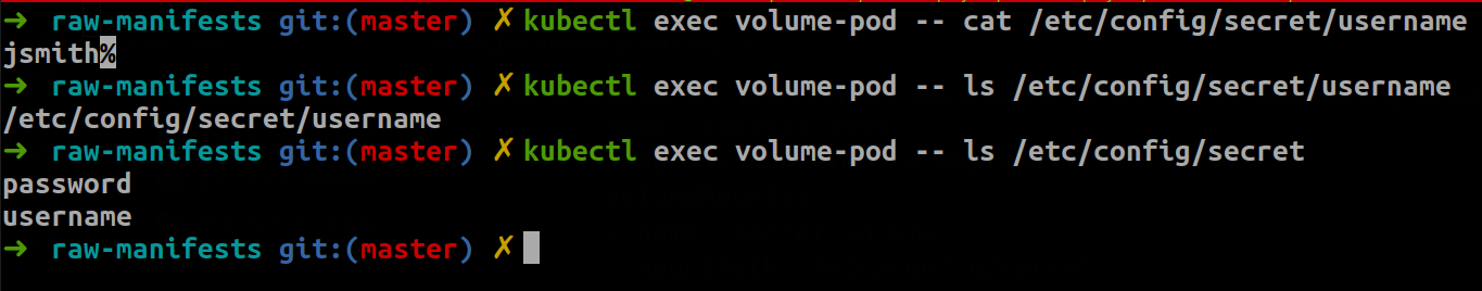 Volume Mounted Secrets