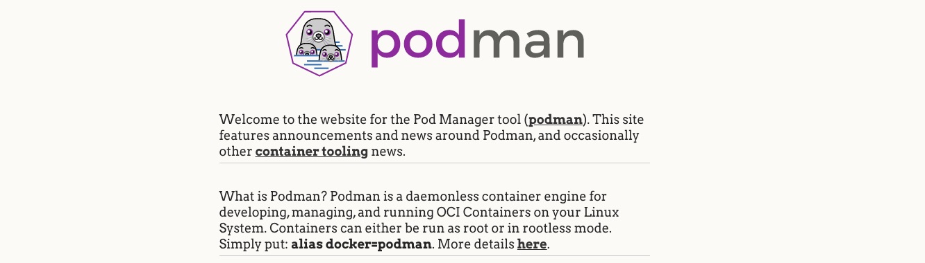 podman