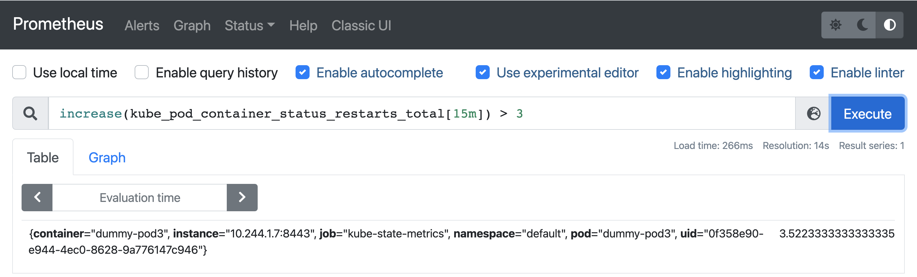 Crashlooping Kubernetes Pod