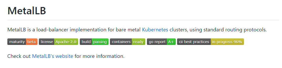 MetalLB features