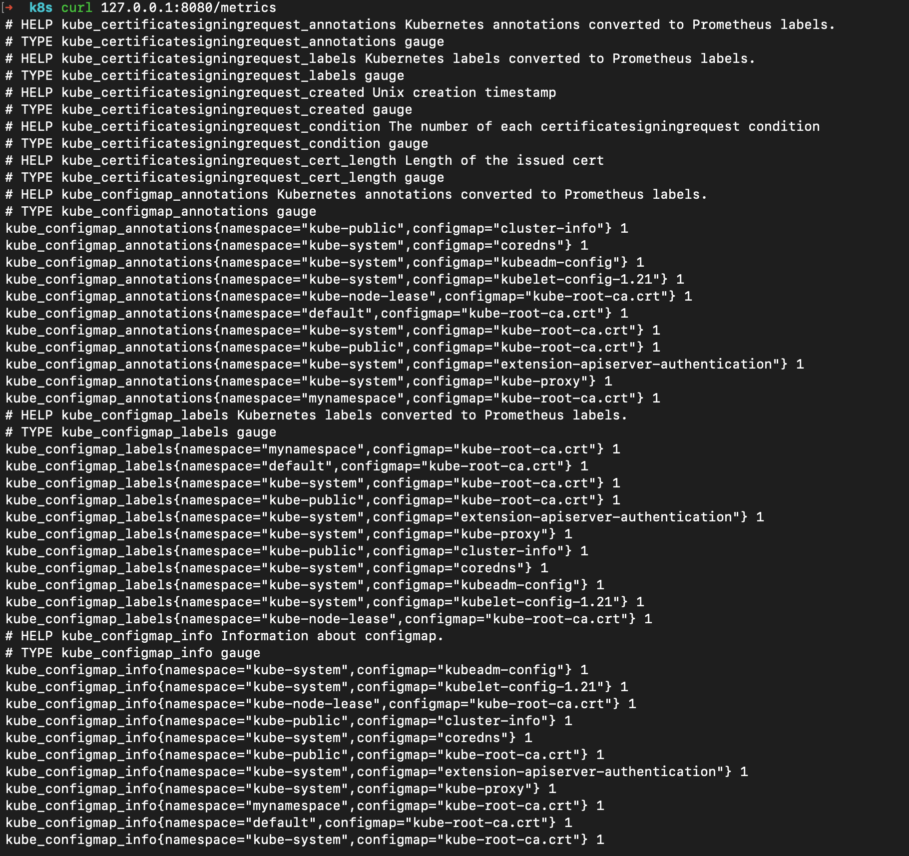 kube-state-metrics
