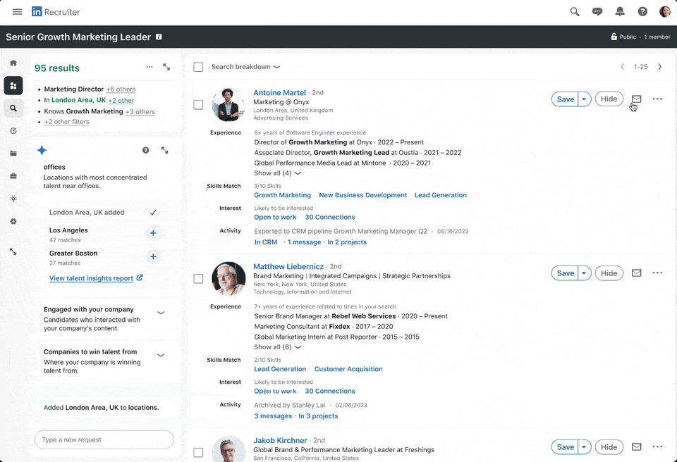 LinkedIn Recruiter 2024: new GPT powered generative AI features