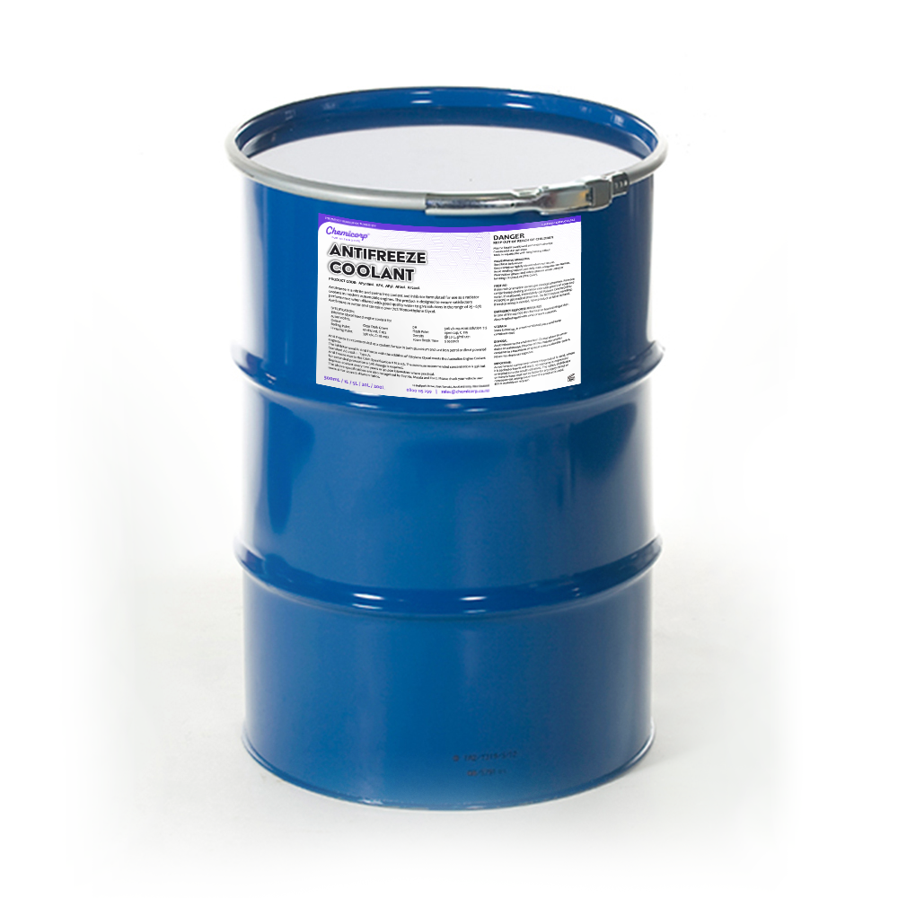 Antifreeze Coolant 200L Products Chemicorp New Zealand