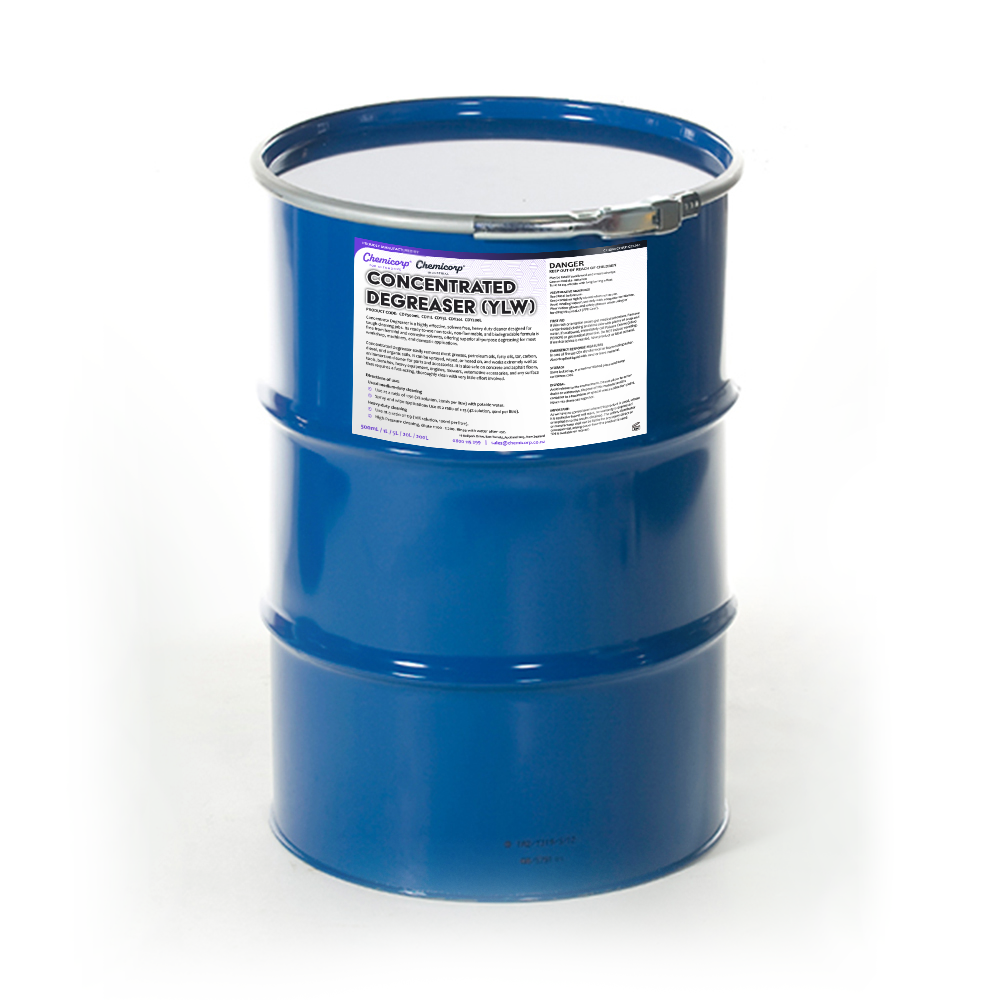 Concentrated Degreaser Yellow 200L Products Chemicorp New Zealand