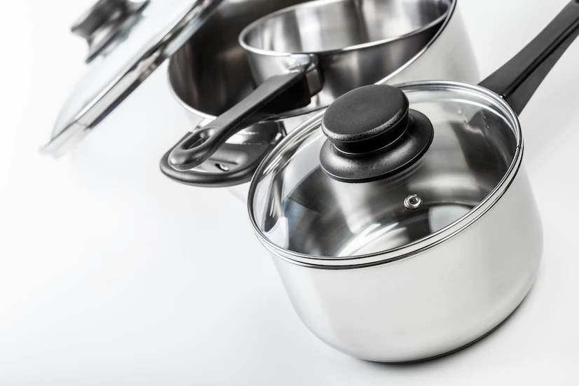 Stainless steel pots