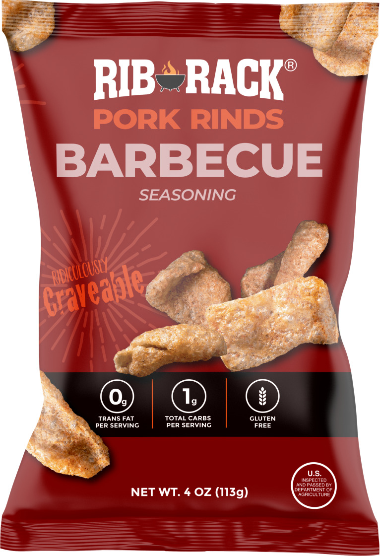 Rib Rack BBQ Barbecue Pork Rinds