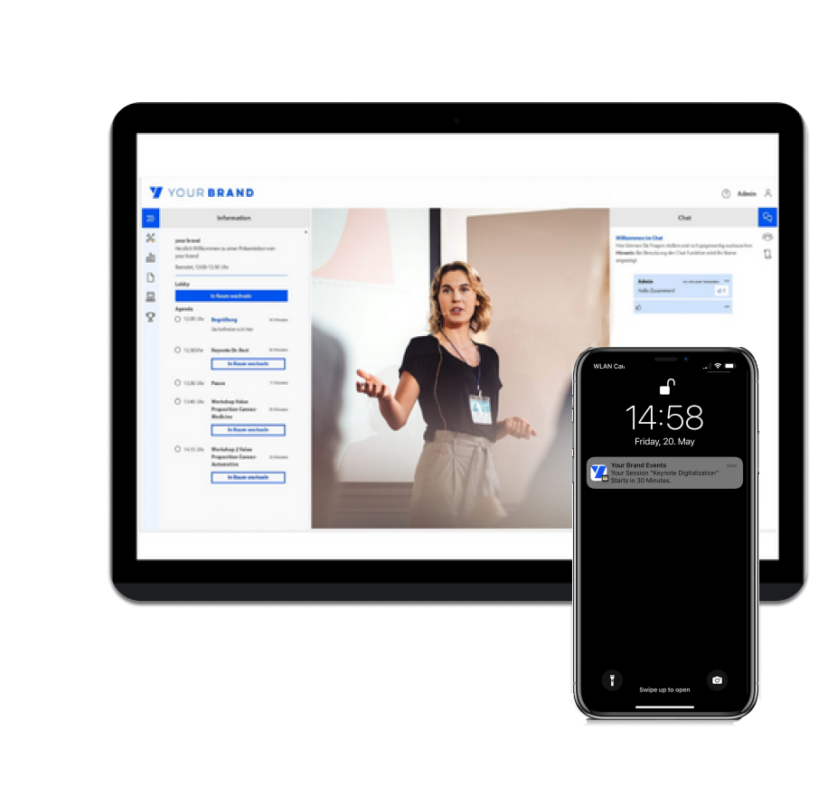 Virtuelle Event-Plattform 