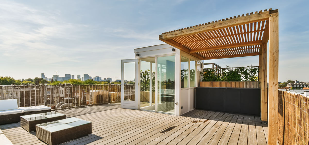 Houzy Magazine Terrace Roofing Costs and Prices with Installation