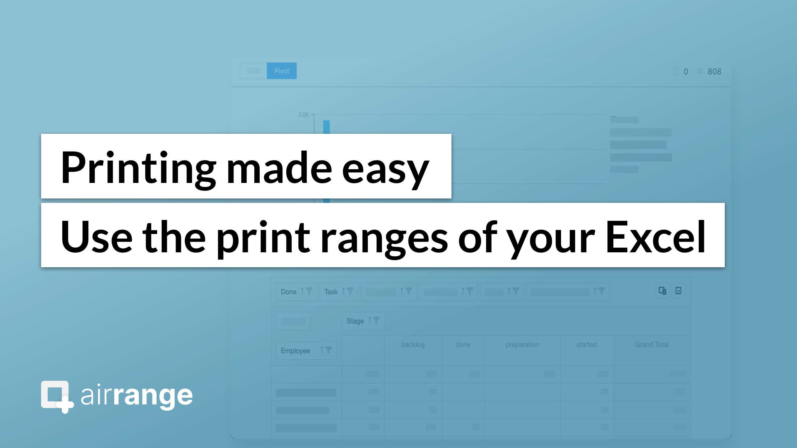 Excel Models to Apps Airrange