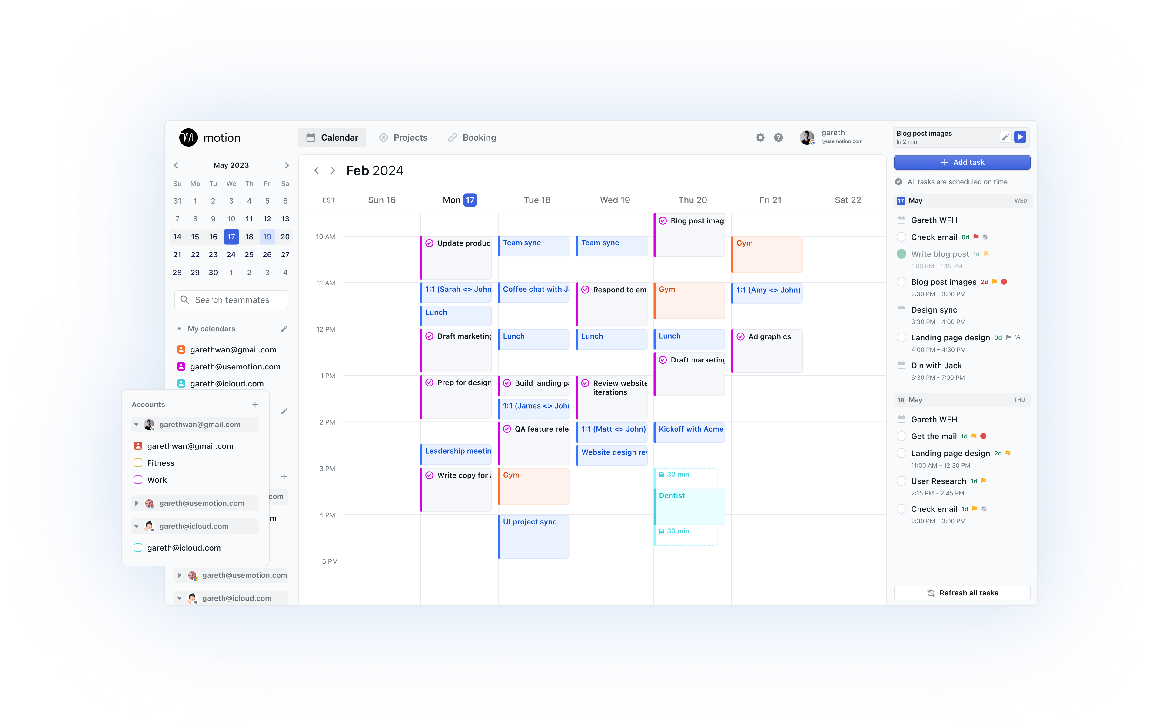 Motion | Meet Motion Calendar. Try it for Free