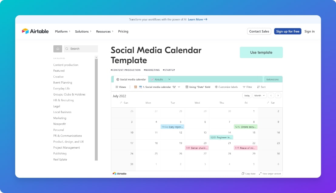 Best Airtable Templates for Smoother Workflows
