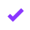 Vector image of checkmark; denotes "Included."