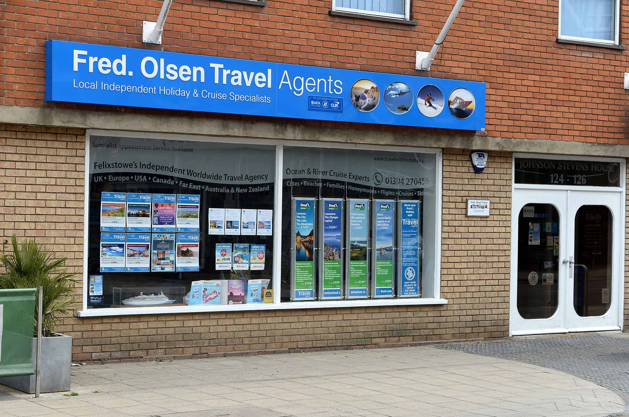 Felixstowe Fred. Olsen Travel Agents