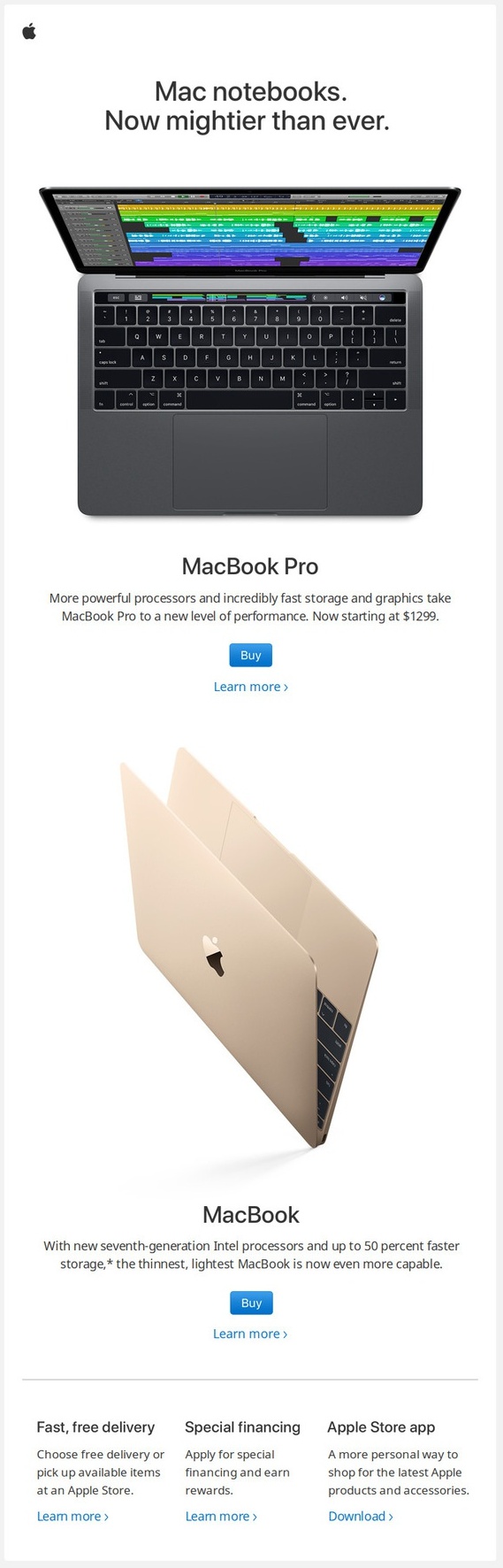 Less Is More Emails - Apple