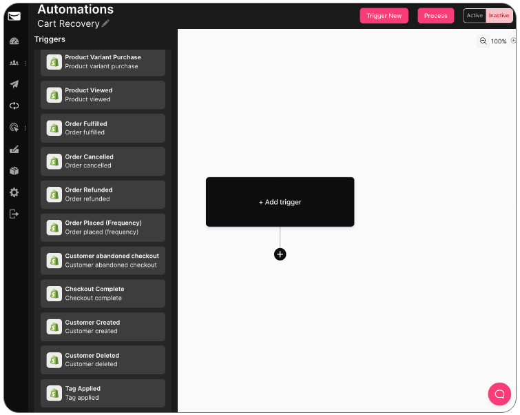 sendlane-abandoned-cart-automation
