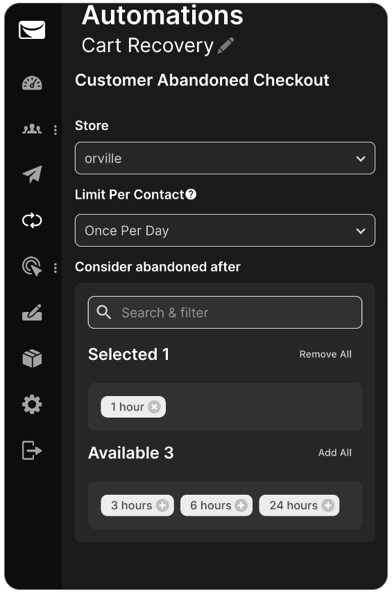 sendlane-abandoned-cart-automation