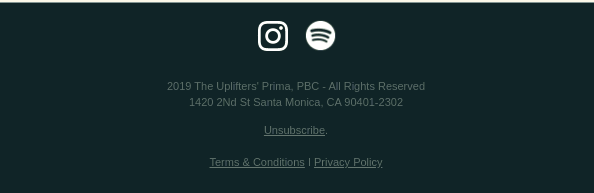 cbd email footer example