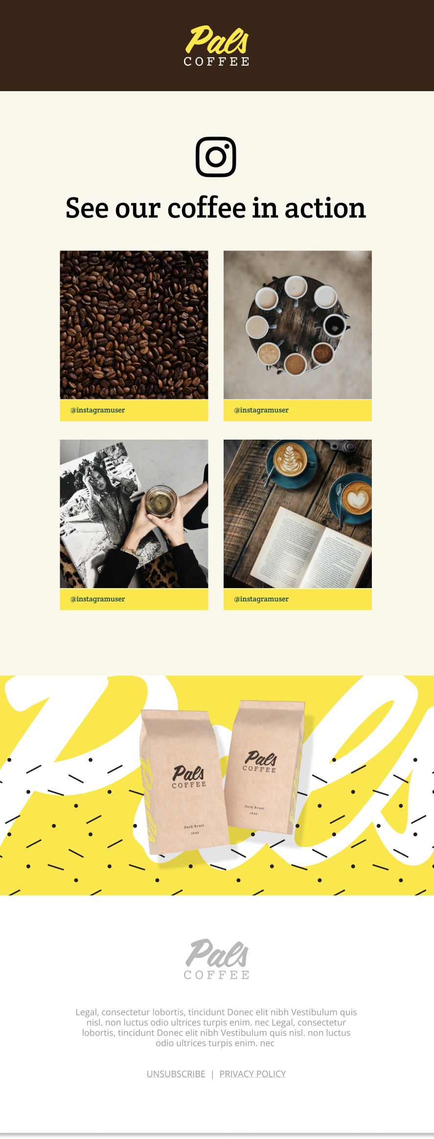 Welcome New Subscriber Email Template Sendlane