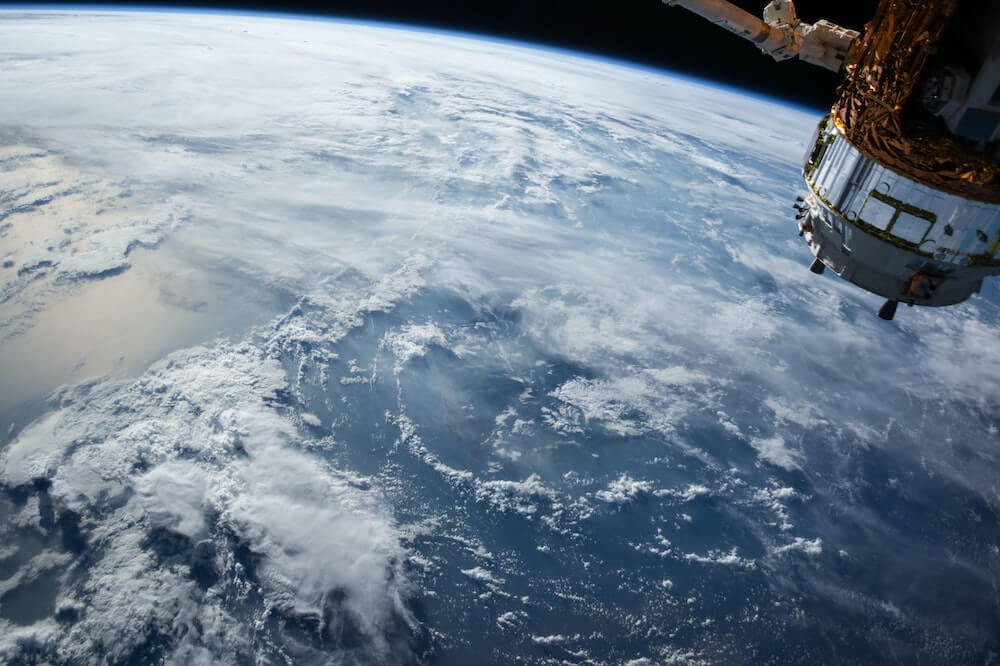 Image of planet earth from satellite view