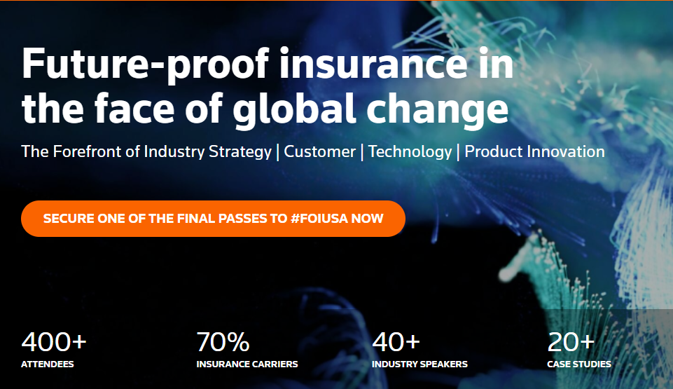 Image of the Reuters Future of Insurance USA 2022 Event Header