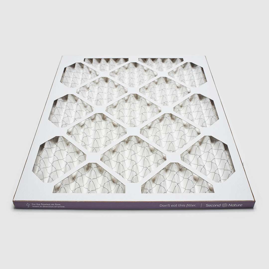 24x30x1 Home Air Filters MERV 8, 10, and 13 Second Nature™
