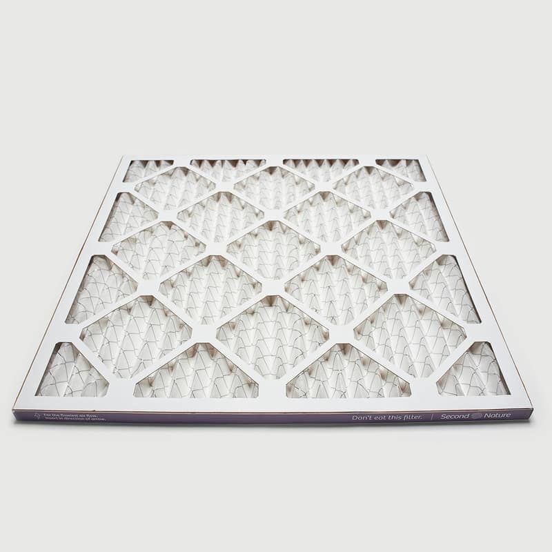 18x18x1 Home Air Filters MERV 8, 10, and 13 Second Nature™