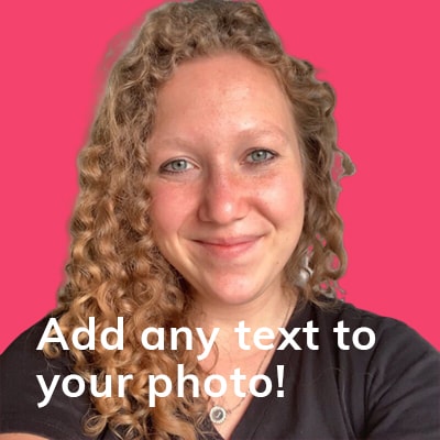 Virtual Photo Booth Name Badge