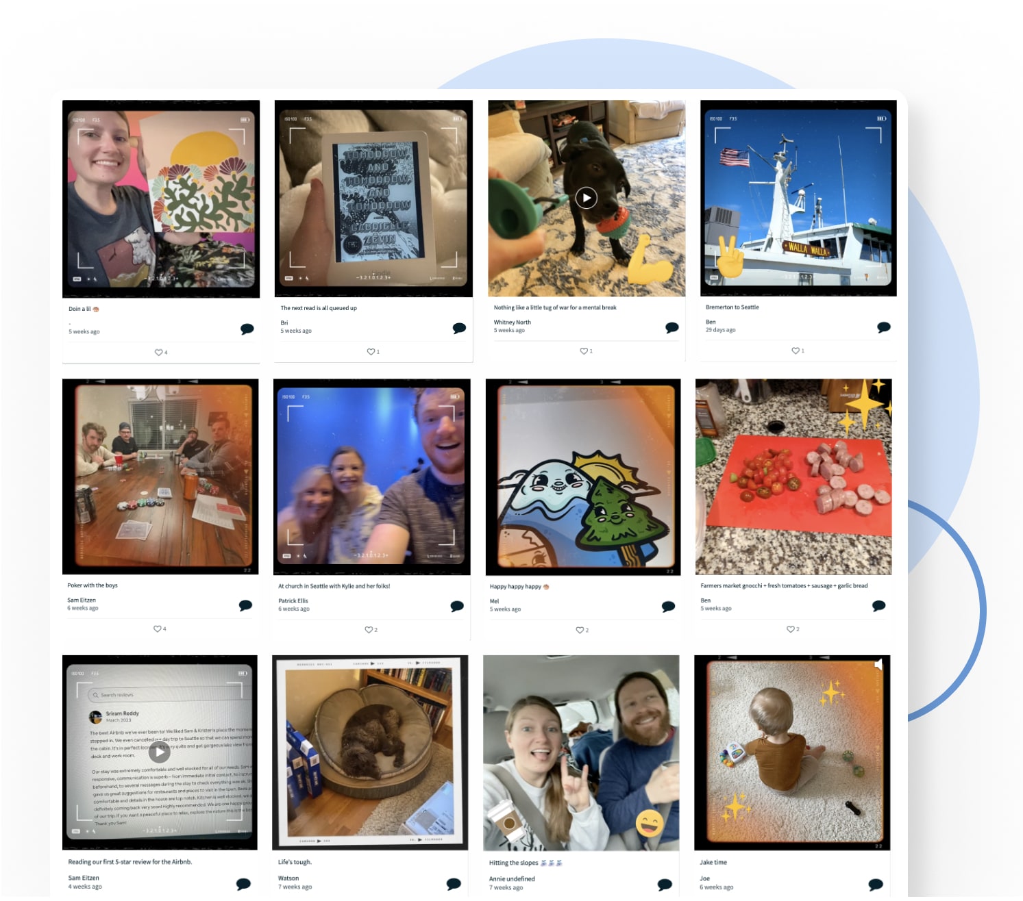 Snapshot Candid A Photo Experience for Team Connection