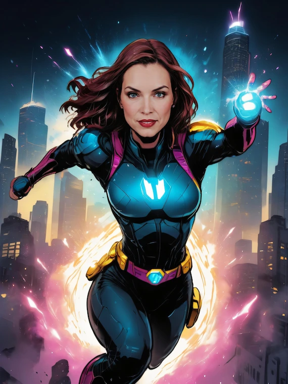 Custom AI Superhero Generator Using an AI Photo Booth