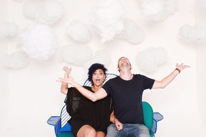 flying photo booth