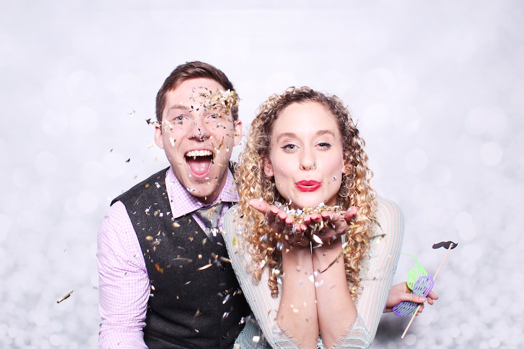 Glitter photo booth