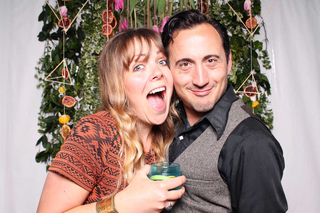 living floral backdrop