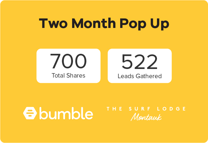 Bumble and The SnapBar photo booth experience results