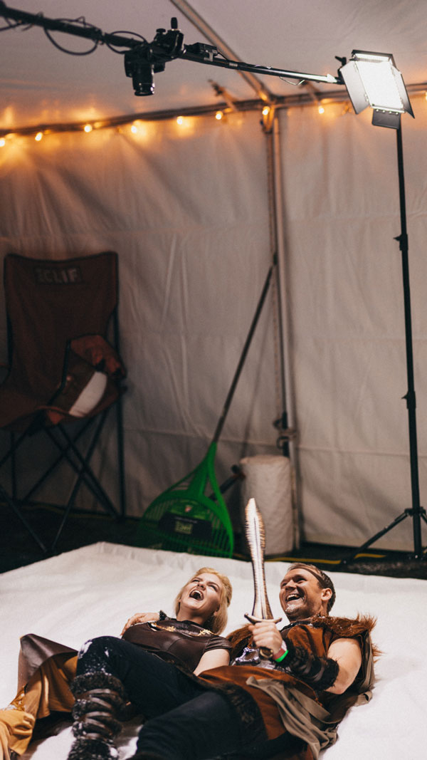 Clif Bar photo booth