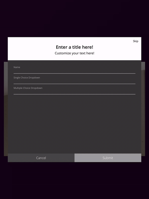 Lead Capture on a Selfie Stand