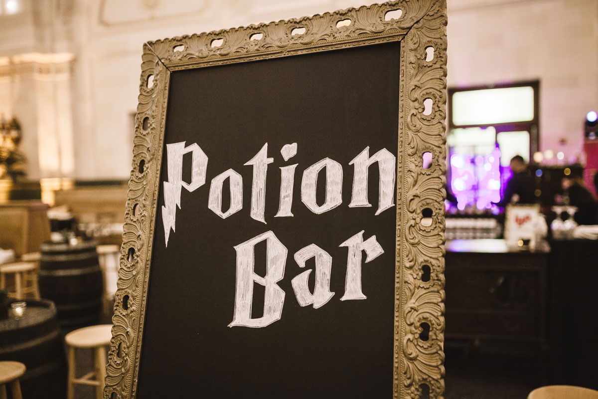 Harry Potter event signage