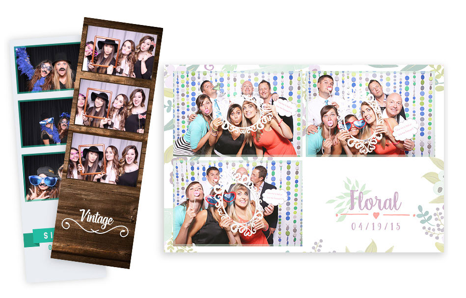 Photo booth print templates