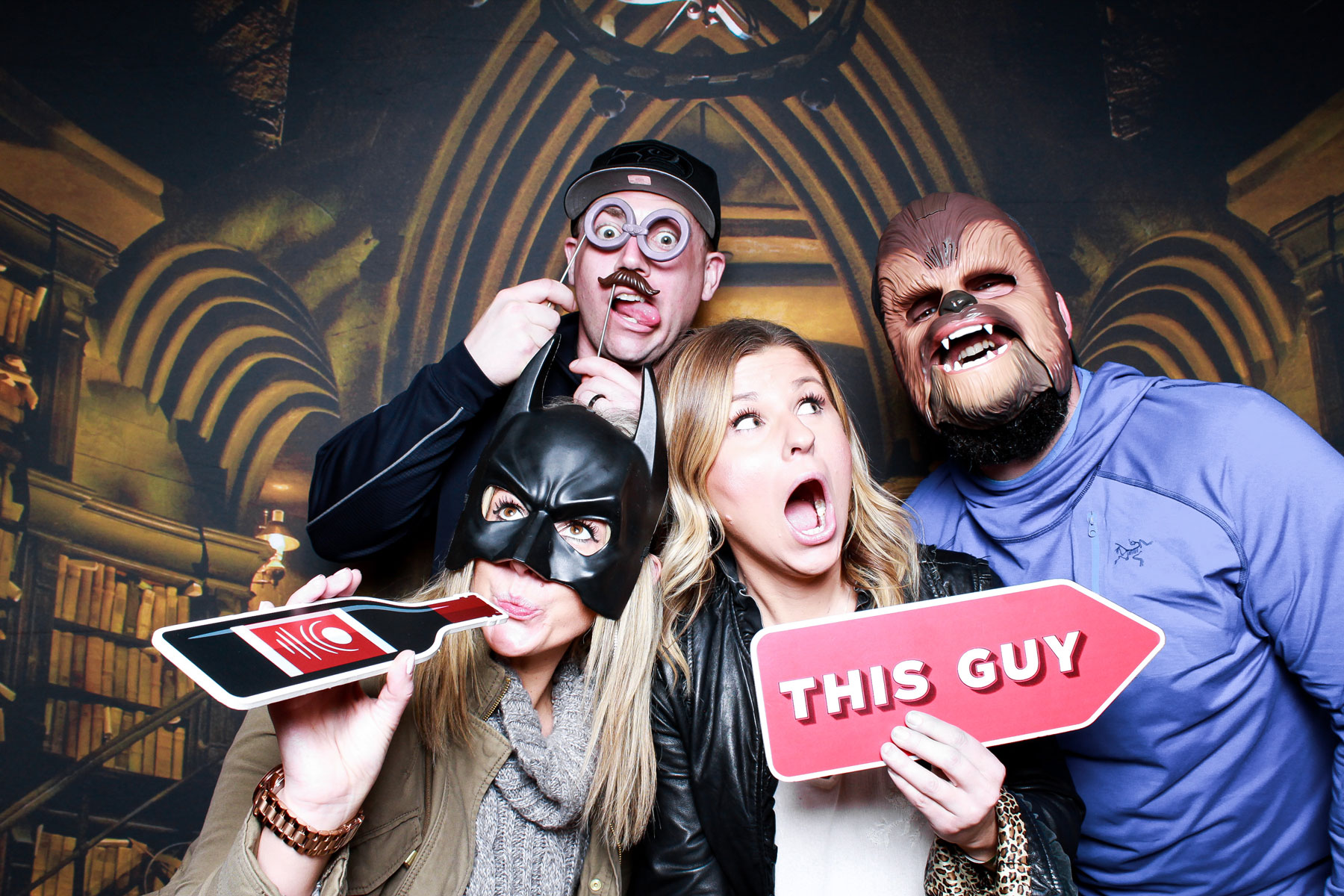 Harry potter nerd photo booth