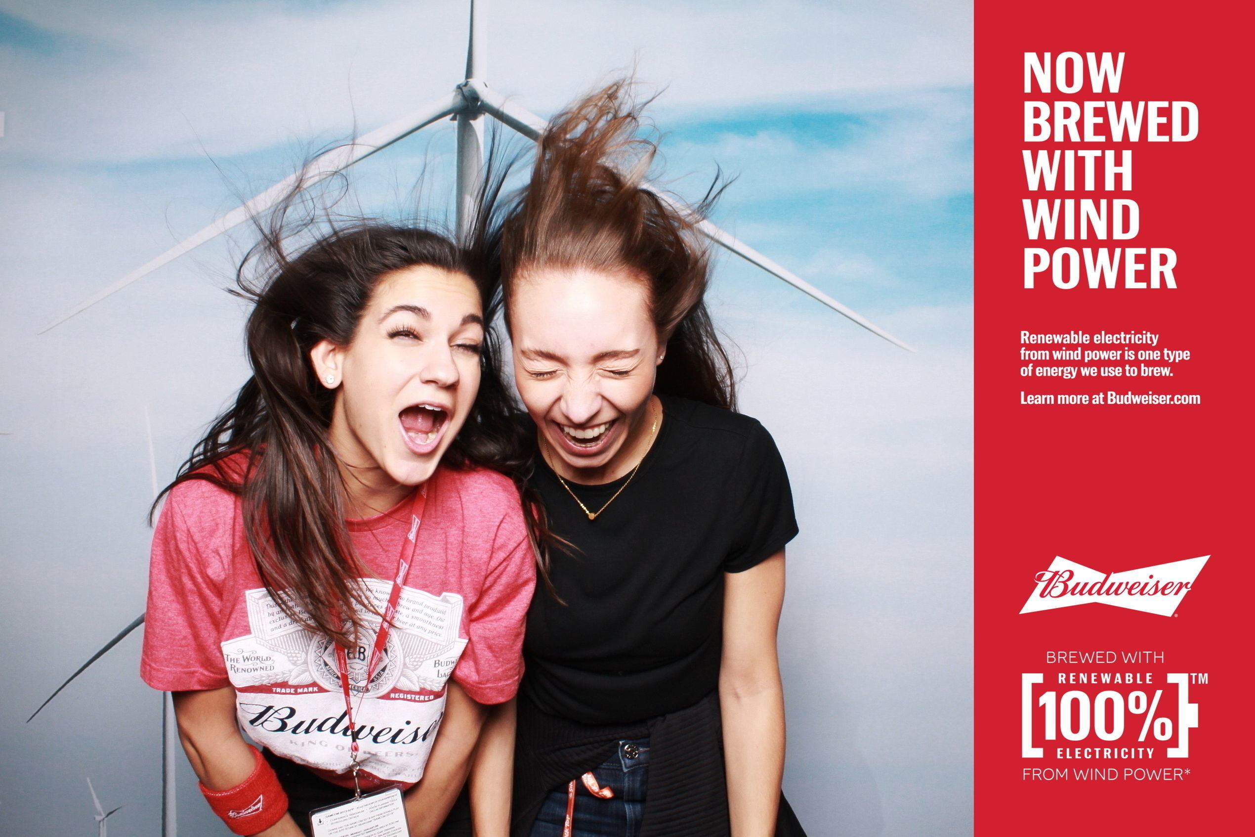 Leaf blower photo booth