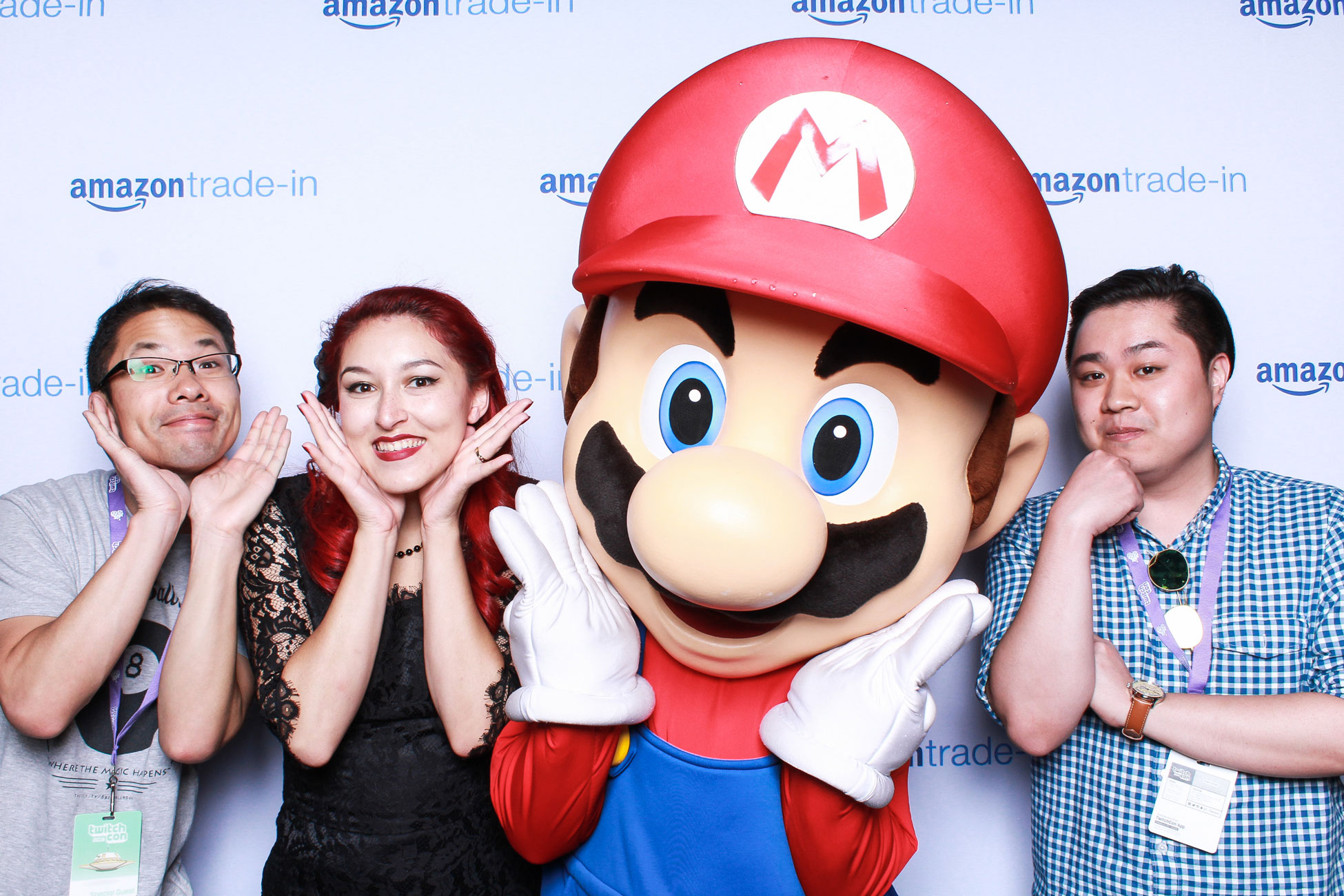 Mario Smash Amazon Photo Booth