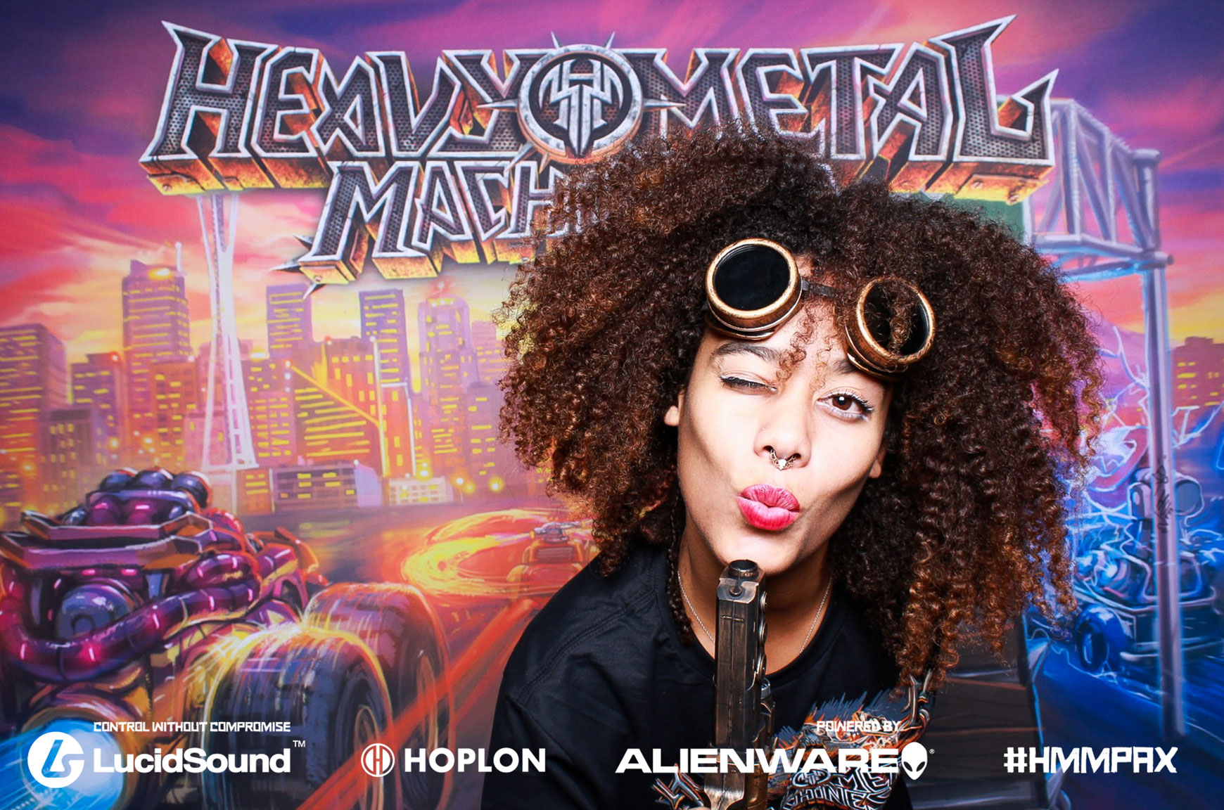 Heavy Metal machine photo booth