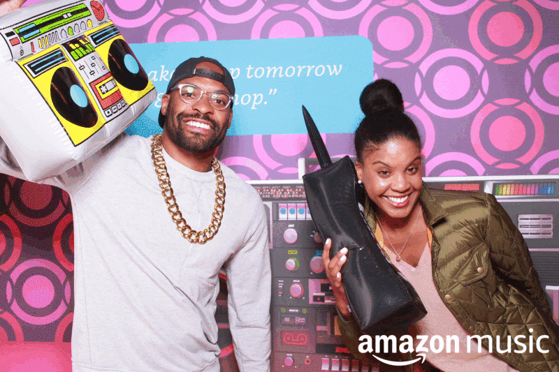 Amazon Music 80s Photo Booth